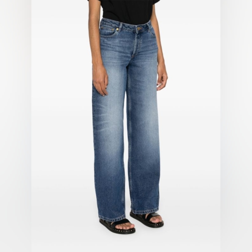 APC Wide Leg Blue Denim